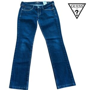 Guess Starlet Straight Leg Jeans in Dark Wash | Size 27